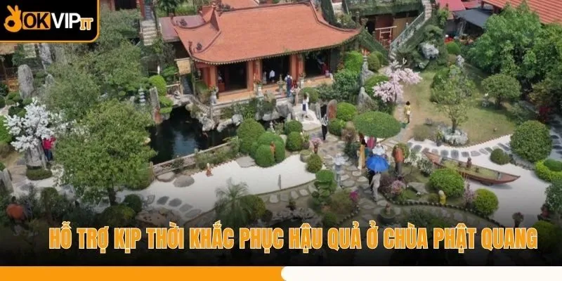 Hỗ trợ kịp thời khắc phục hậu quả ở chùa Phật Quang