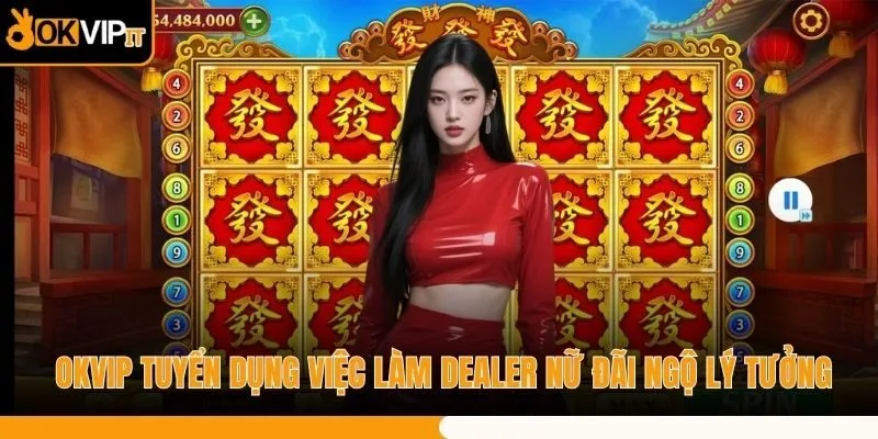 OKVIP Tuyển Dụng Việc Làm Dealer Nữ Đãi Ngộ Lý Tưởng